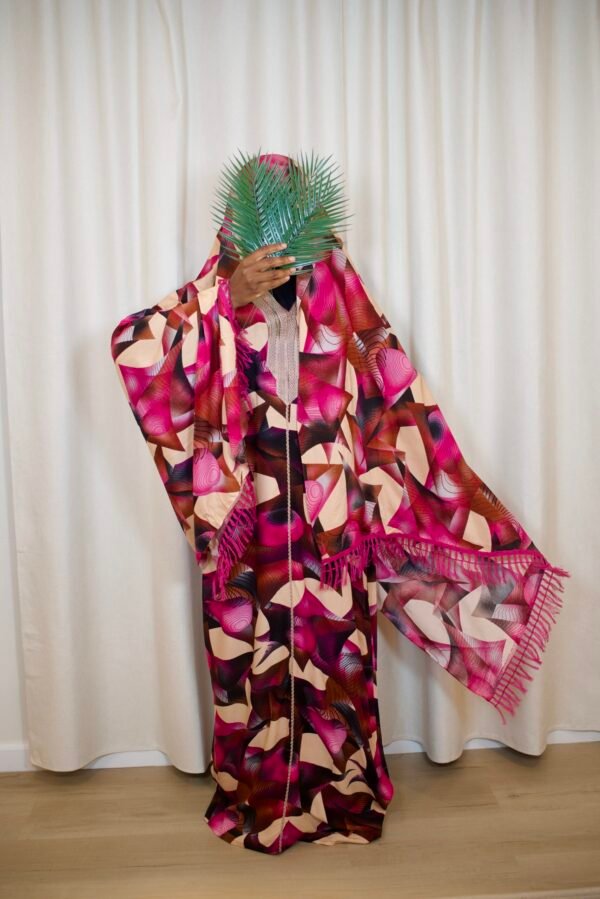 Ribbon Detail Maxi Dress and Large Scarf Set - Image 3