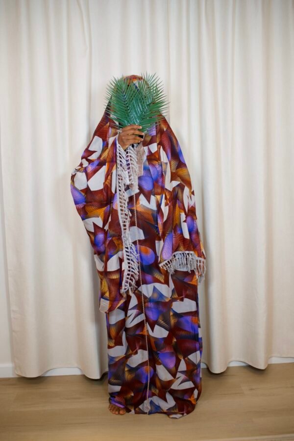 Ribbon Detail Maxi Dress and Large Scarf Set