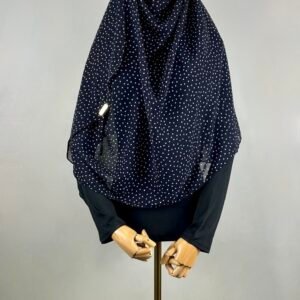 Print Chiffon Double Loop Pre-stitched Hijab