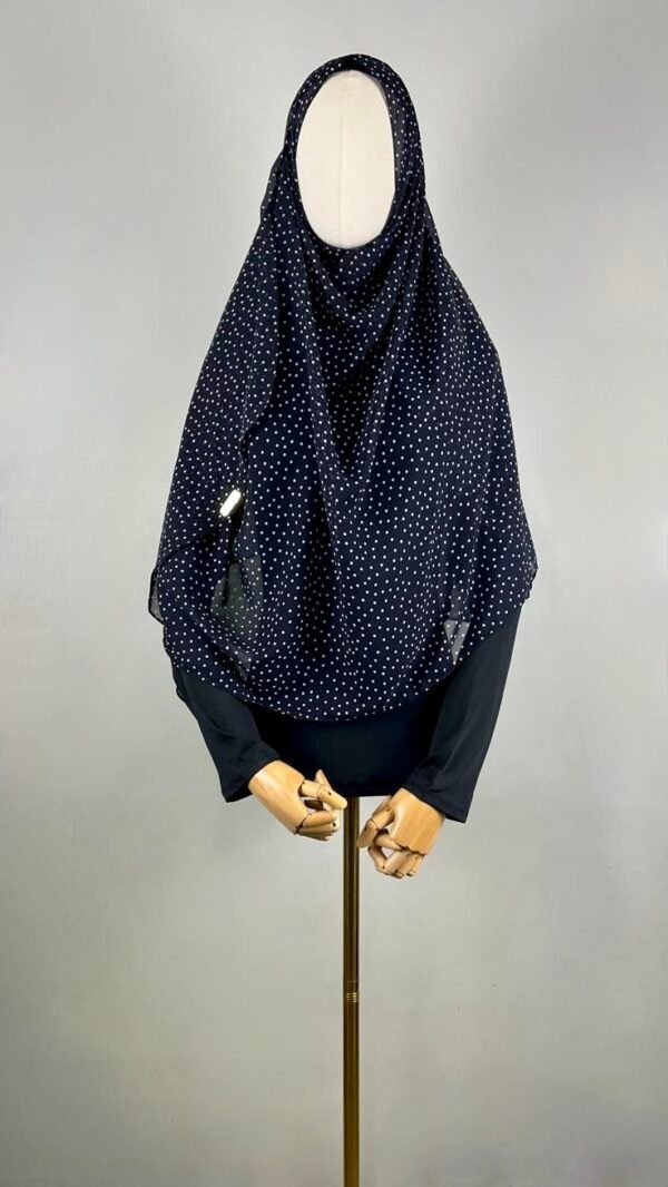 Print Chiffon Double Loop Pre-stitched Hijab