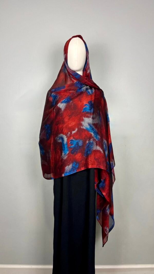 Extra Large Silky Print Hijabs (Bold Blends) - Image 2