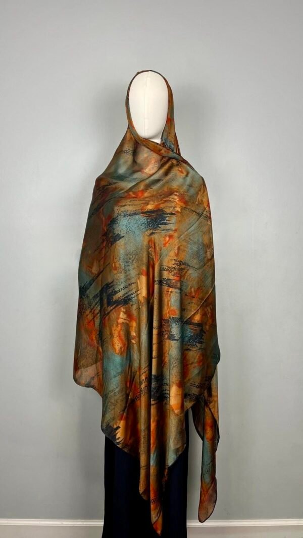 Extra Large Silky Print Hijabs (Bold Blends) - Image 4