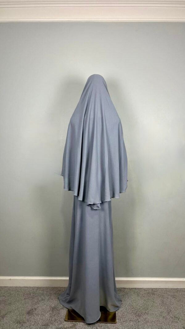 Cey Crush Dubai Abaya and Khimar Set (Light and Airy) - Image 7