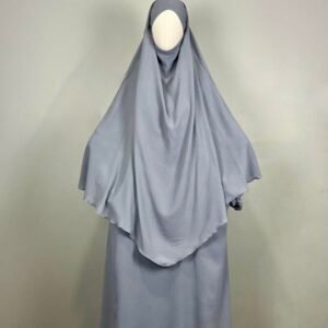 Cey Crush Dubai Abaya and Khimar Set (Light and Airy)