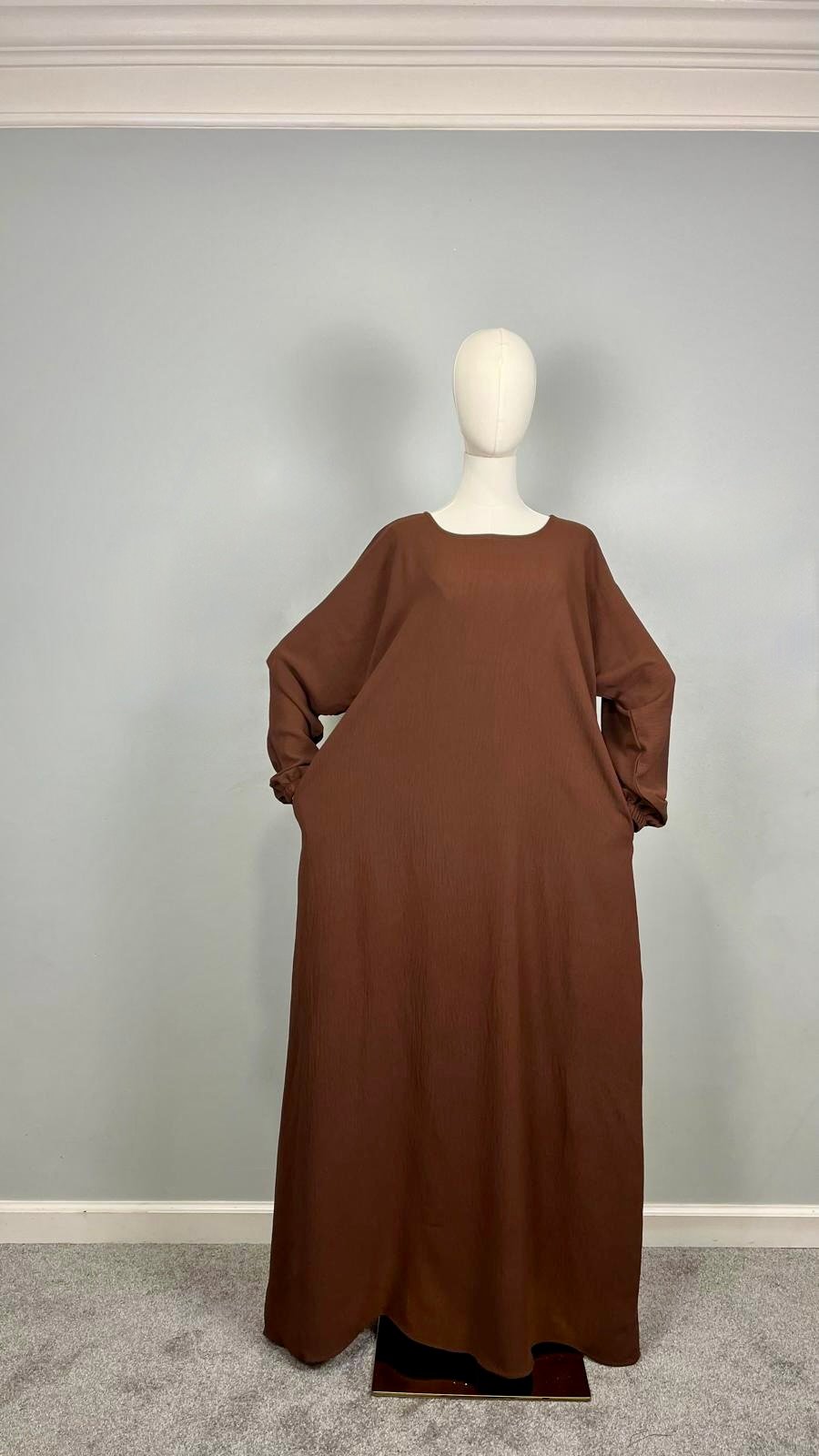 Cey Crush Dubai Abaya and Khimar Set (Light and Airy) - Image 3