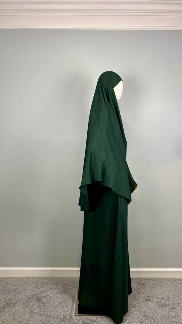 Zoom Dubai Abaya and Khimar Set (Simple and Elegant) - Image 3