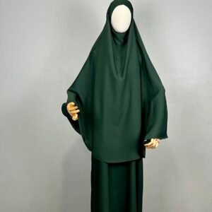 Zoom Dubai Abaya and Khimar Set (Simple and Elegant)