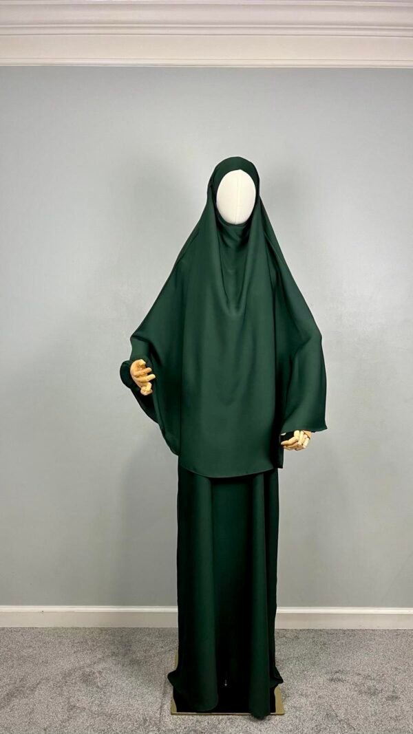 Zoom Dubai Abaya and Khimar Set (Simple and Elegant)